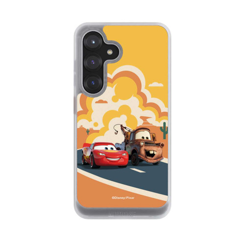 Samsung Galaxy S25 NIVOcore Disney Cars Lightning McQueen Und Hook on the Road
