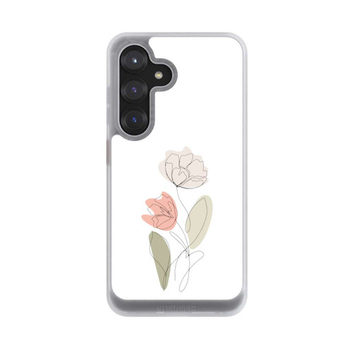 Samsung Galaxy S25 NIVOcore Blume Line Art Beige