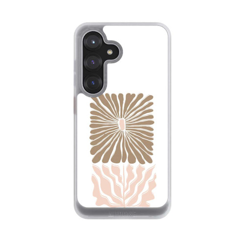 Samsung Galaxy S25 NIVOcore Boho Flower Caramel on White