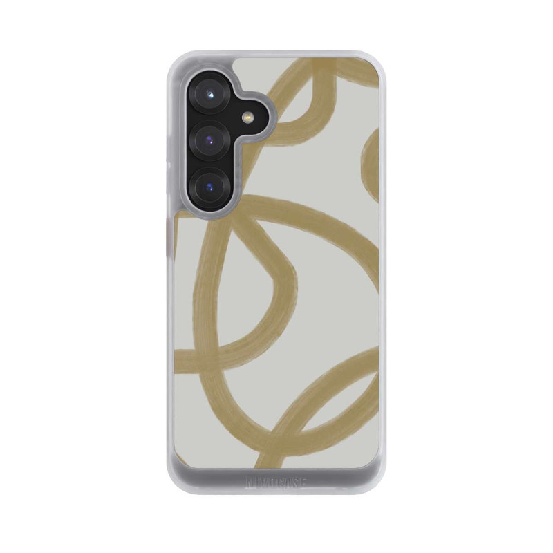 Galaxy S25 NIVOcore Laced Up Beije