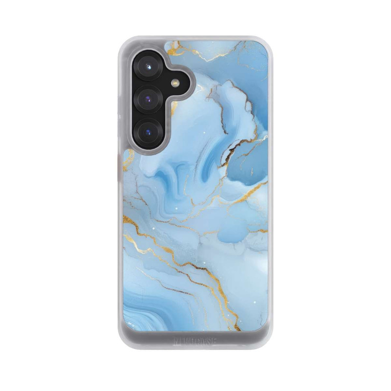 Galaxy S25 NIVOcore Blue Marble Goldprint