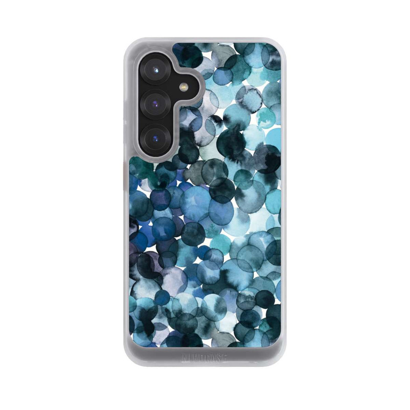 Galaxy S25 NIVOcore Blätterzauber Blau