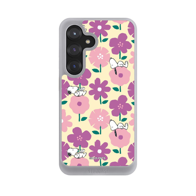 Galaxy S25 NIVOcore Peanuts Flower Pattern Yellow