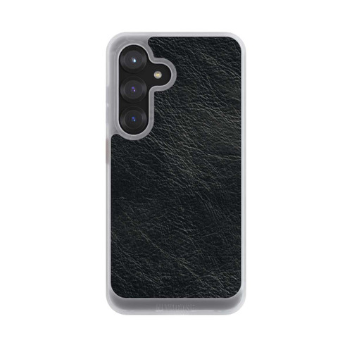 Samsung Galaxy S25 NIVOcore Schwarzer Lederlook Hintergrund