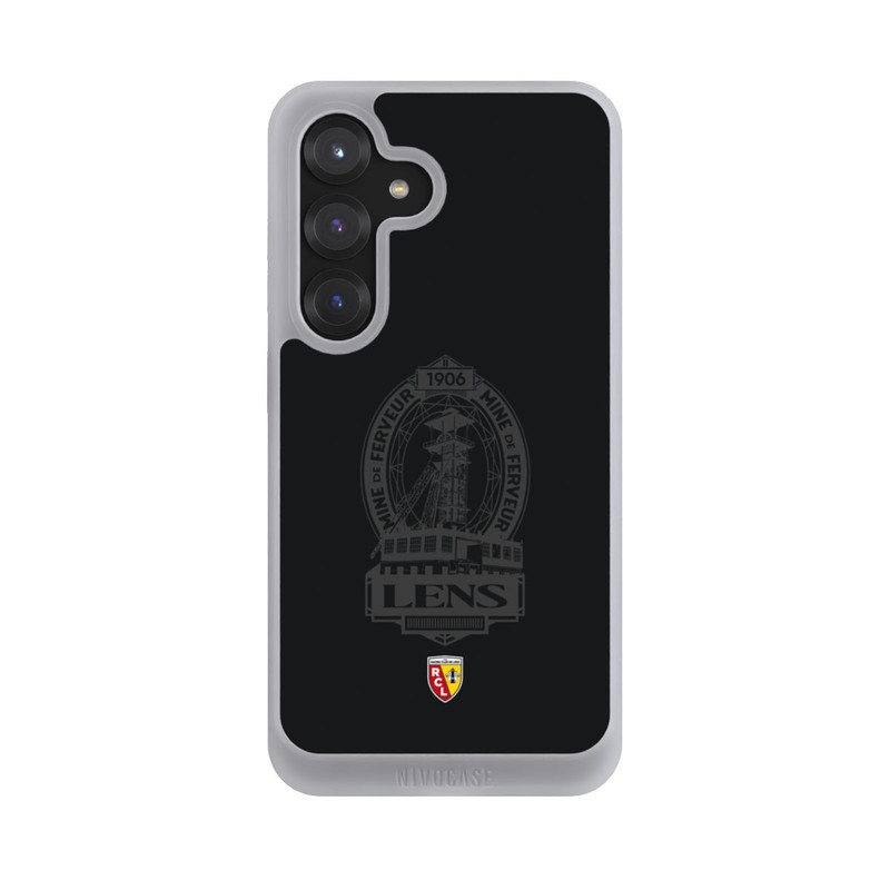 Galaxy S25 NIVOcore RC Lens Mine de Ferveur Emblem schwarz