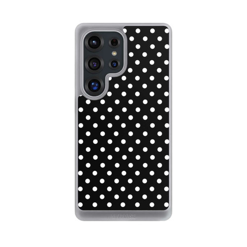 Samsung Galaxy S25 Ultra NIVOcore Confettis blancs sur fond noir