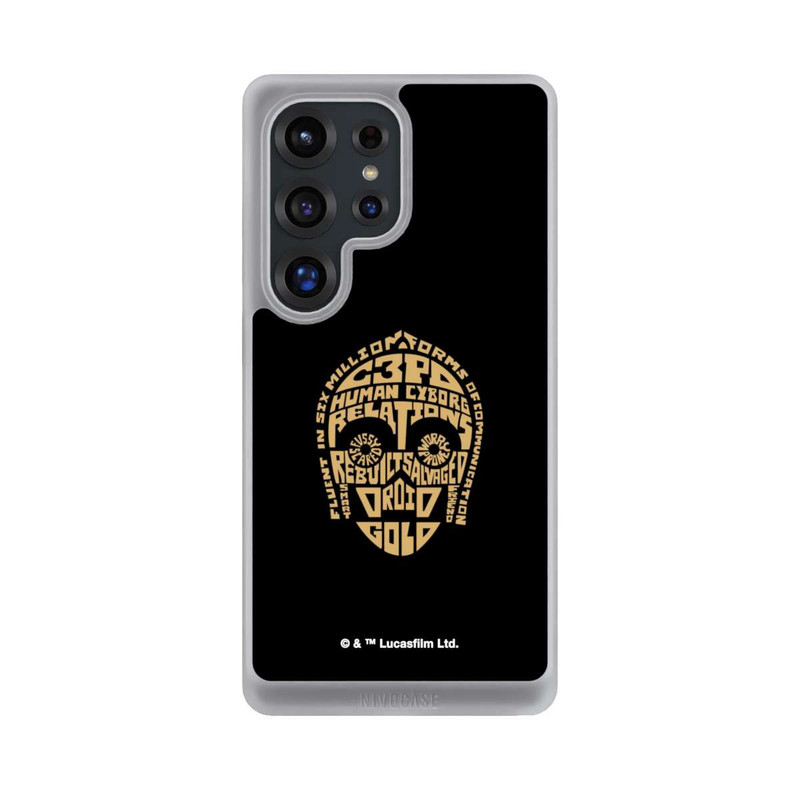 Galaxy S25 Ultra NIVOcore C3PO Typo Graphique