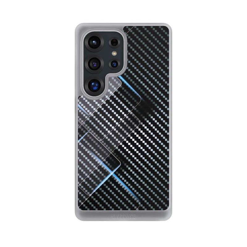 Galaxy S25 Ultra NIVOcore Blue Carbon Lines