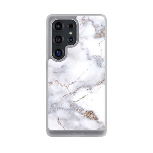Samsung Galaxy S25 Ultra NIVOcore Silberglitzer Marmorlook