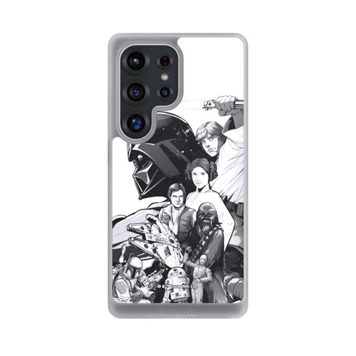 Samsung Galaxy S25 Ultra NIVOcore StarWars Charaktere - Schwarz-Weiß