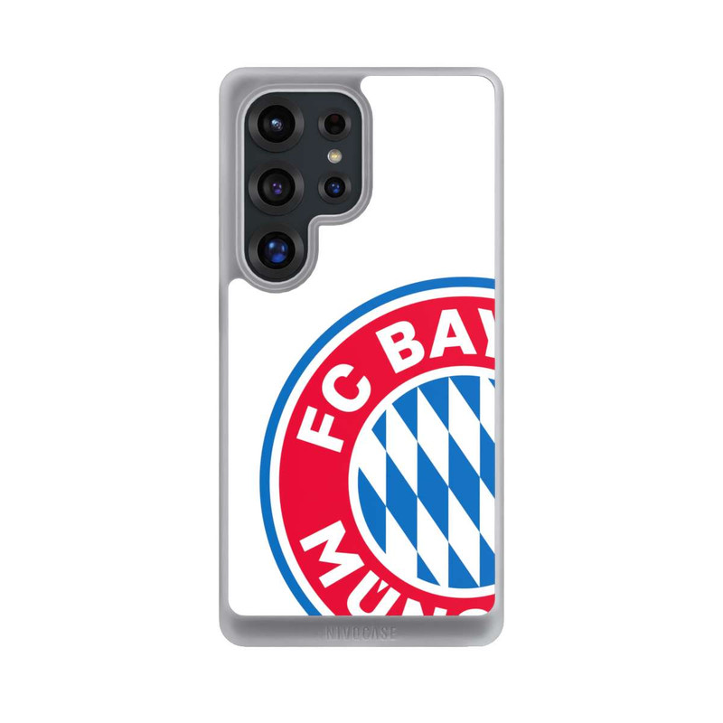 Galaxy S25 Ultra NIVOcore Großes FCB Logo Weiß