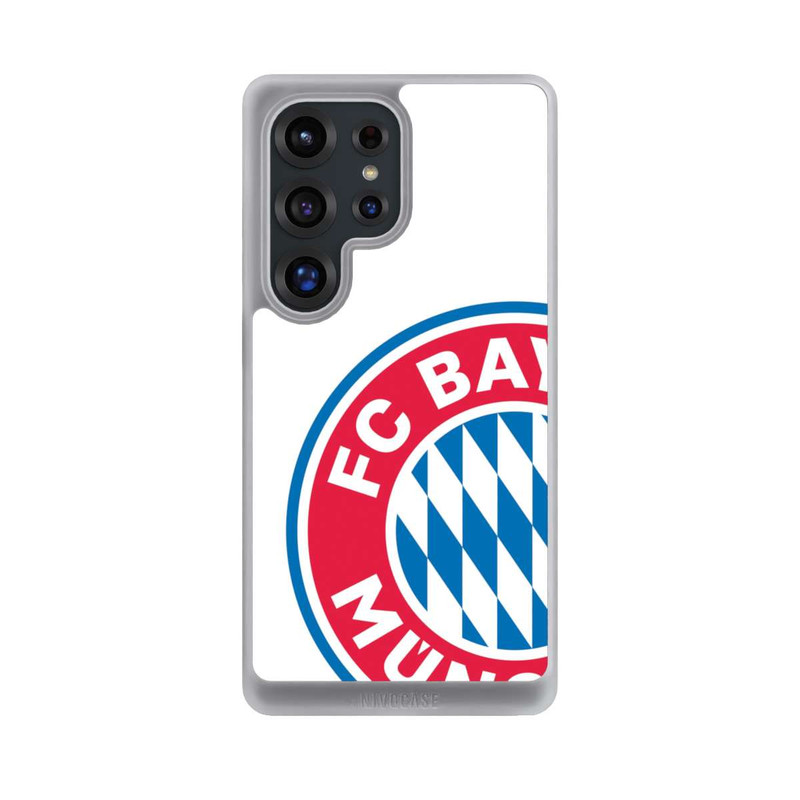 Galaxy S25 Ultra NIVOcore Großes FCB Logo Weiß