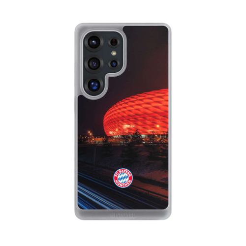 Samsung Galaxy S25 Ultra NIVOcore Allianz Arena bei Nacht FCB