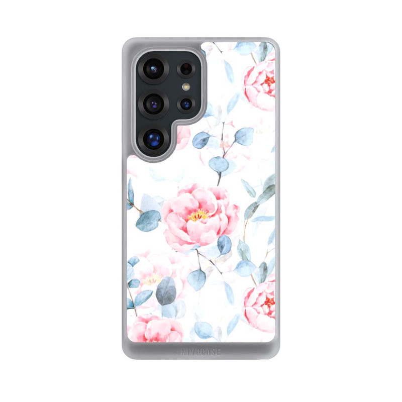 Galaxy S25 Ultra NIVOcore Fleurs aquarelles 4