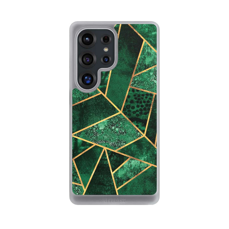 Galaxy S25 Ultra NIVOcore Tief Smaragdgrün Golddruck