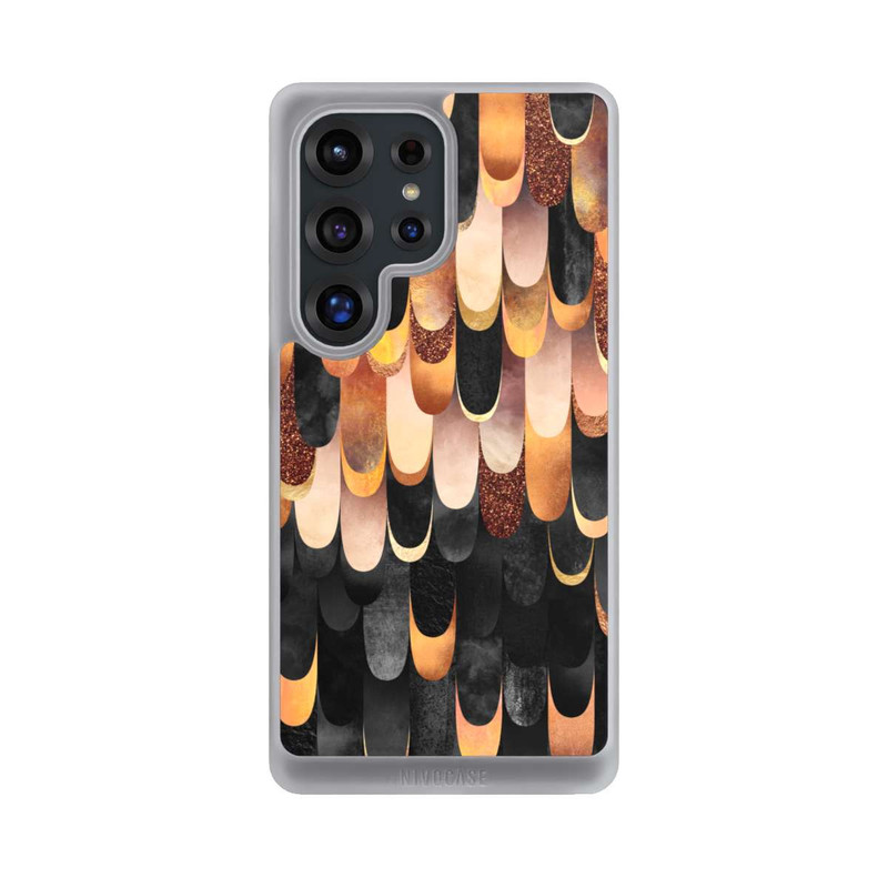 Galaxy S25 Ultra NIVOcore Gefiedertes Kupfer und Schwarz