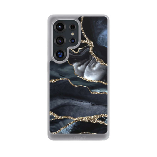 Samsung Galaxy S25 Ultra NIVOcore Dunkler Marmor Gold Glitzerlook