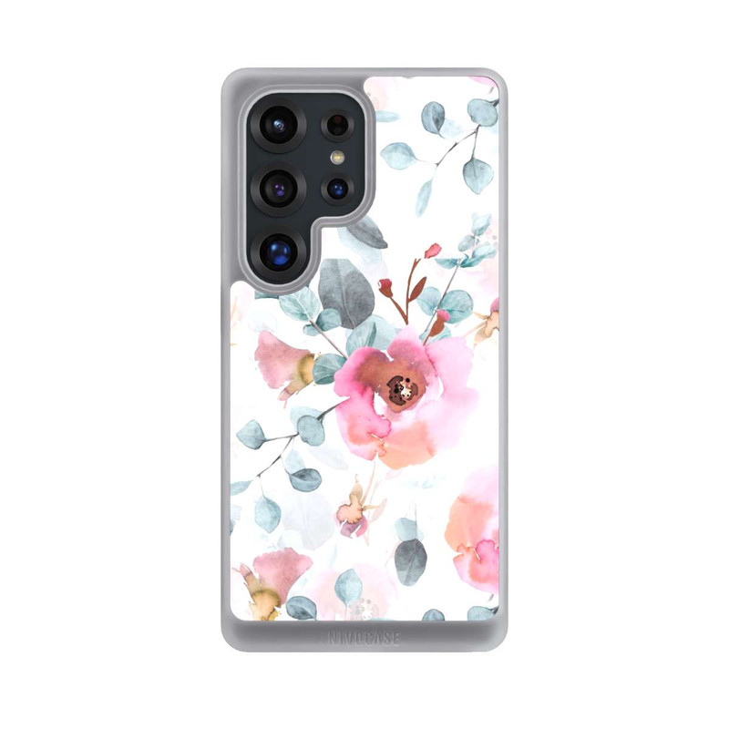 Galaxy S25 Ultra NIVOcore Aquarell Blumentapete