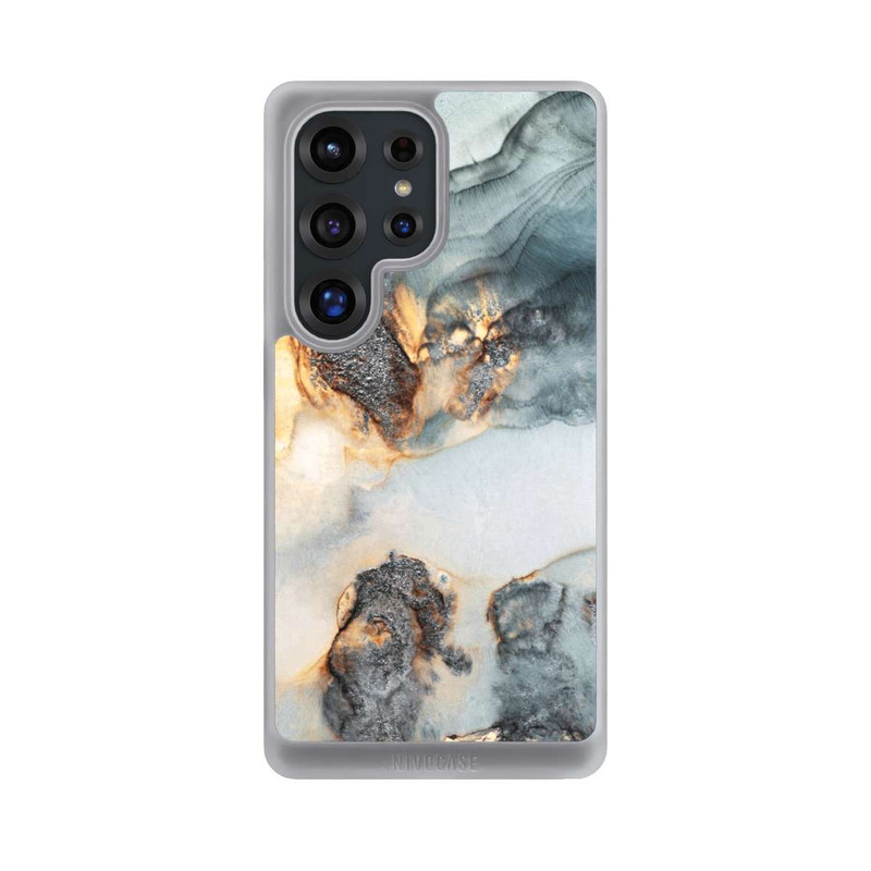 Galaxy S25 Ultra NIVOcore Flutwellen Golddruck