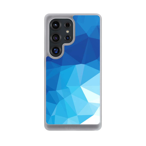 Samsung Galaxy S25 Ultra NIVOcore Mosaïque Polygonale Bleue