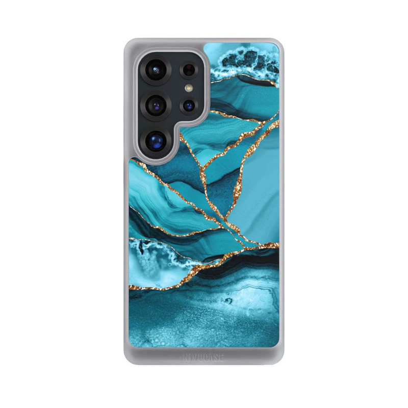 Galaxy S25 Ultra NIVOcore Eisblaue Marmor Landschaft