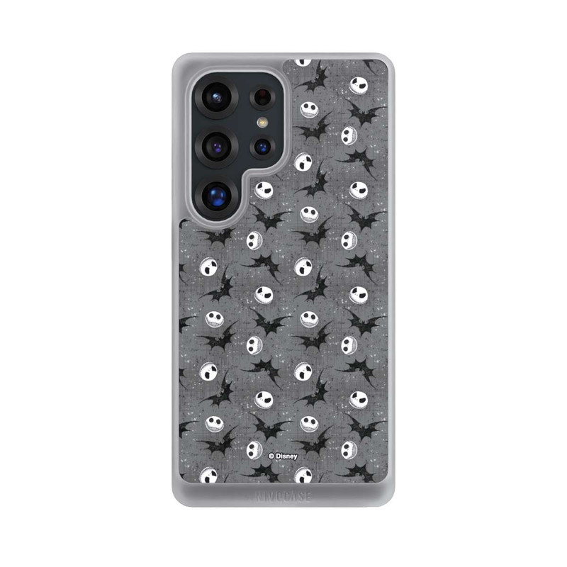 Galaxy S25 Ultra NIVOcore Jack Grey Pattern Tim Burtons Nightmare before Christmas