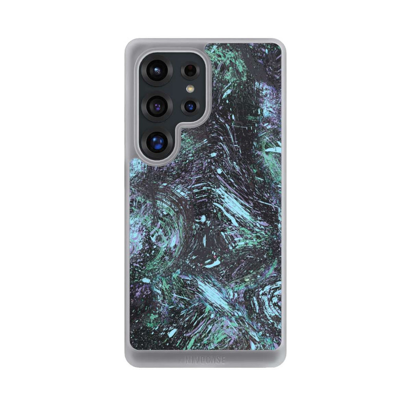 Galaxy S25 Ultra NIVOcore Abstract Dripping Dust Purple