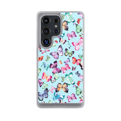 Samsung Galaxy S25 Ultra NIVOcore Butterflies Pink Orange Blue