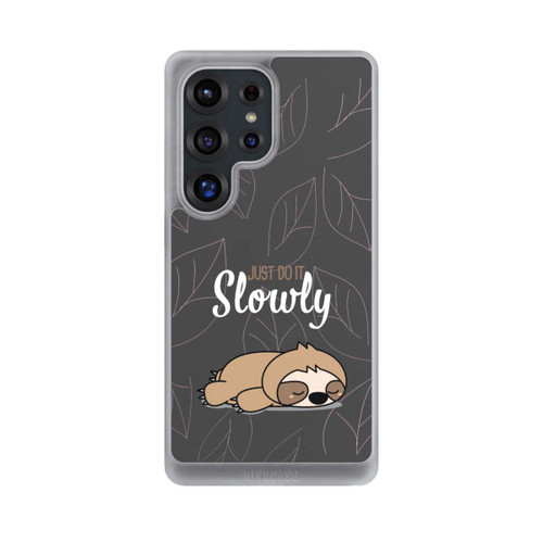 Samsung Galaxy S25 Ultra NIVOcore Just Do It Slowly Sloth Grey