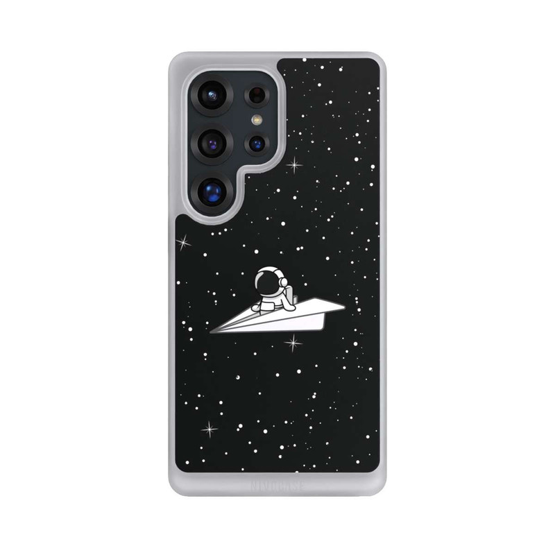 Galaxy S25 Ultra NIVOcore Astronaut Paper Plane Comic