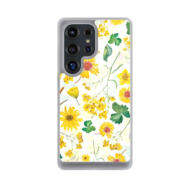 Galaxy S25 Ultra NIVOcore Fleurs Jaunes du Printemps
