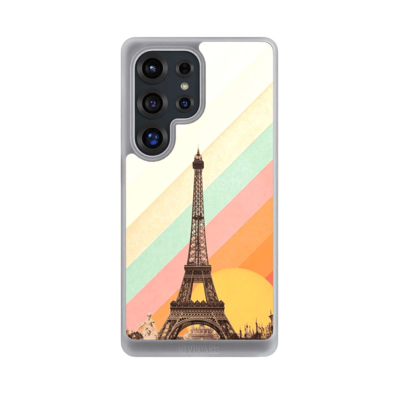 Galaxy S25 Ultra NIVOcore Eiffelturm Regenbogen