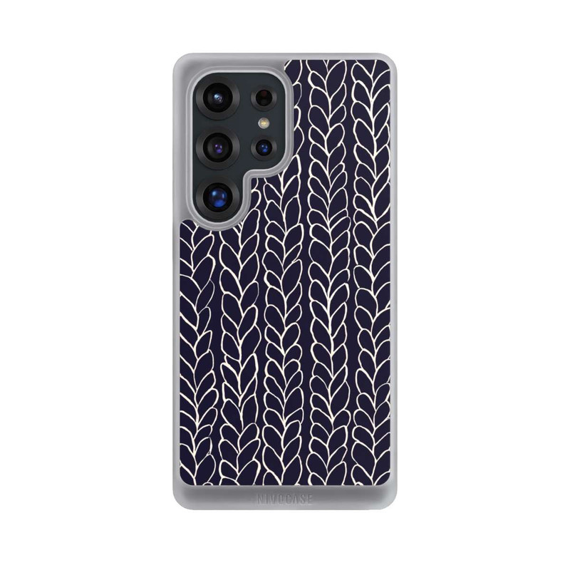 Galaxy S25 Ultra NIVOcore Wool Braids Drawings Navy