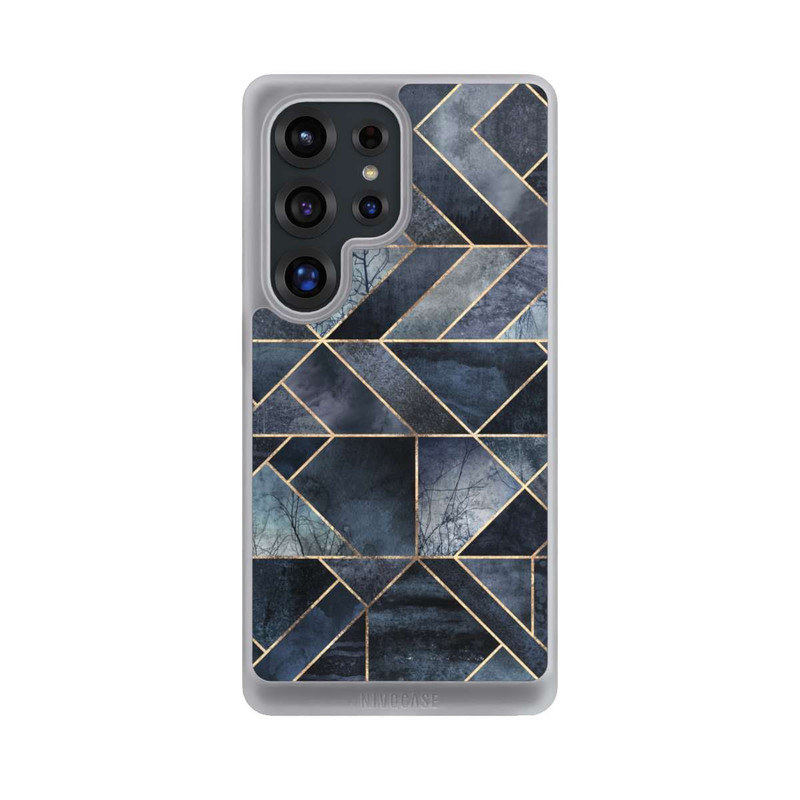 Galaxy S25 Ultra NIVOcore Nature Abstraite Bleu Foncé
