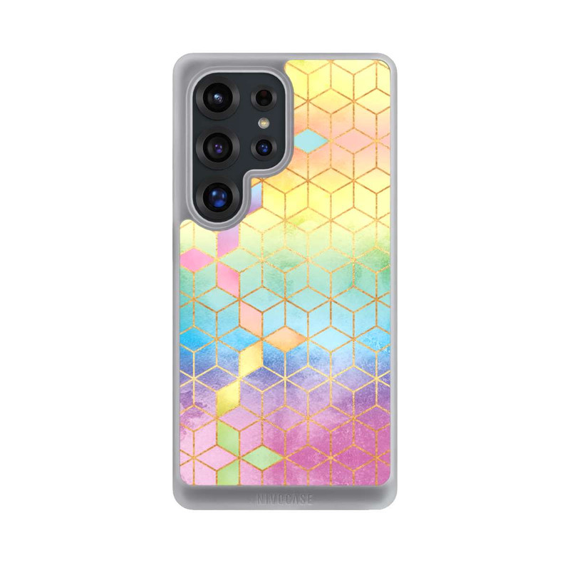 Galaxy S25 Ultra NIVOcore Cubes Arcs-en-ciel