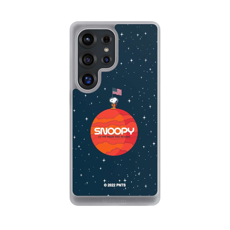 Galaxy S25 Ultra NIVOcore Snoopy Weltraumreisender Orange