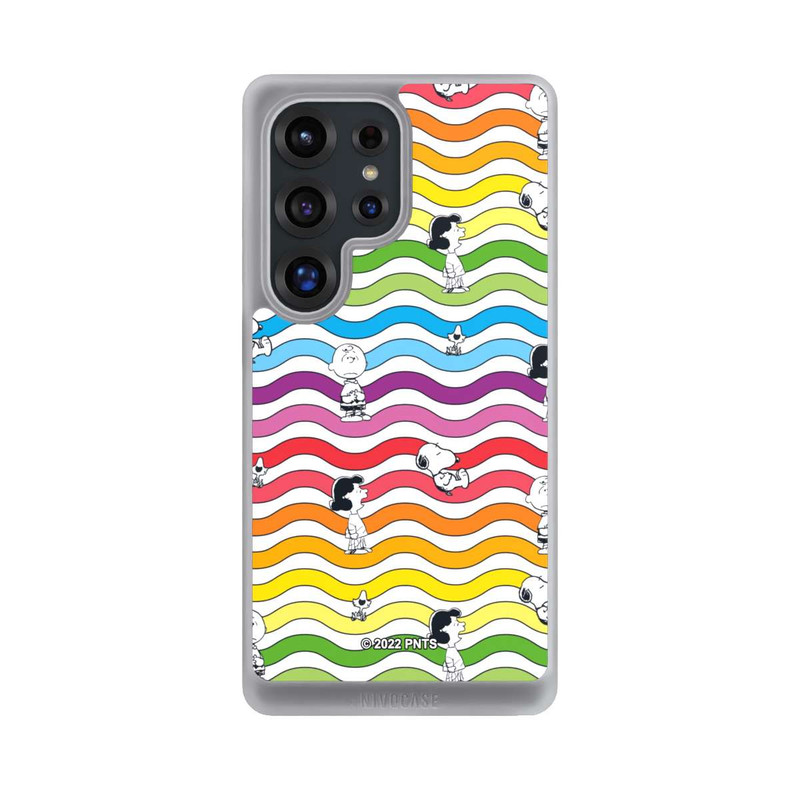 Galaxy S25 Ultra NIVOcore Snoopy Pattern Rainbow