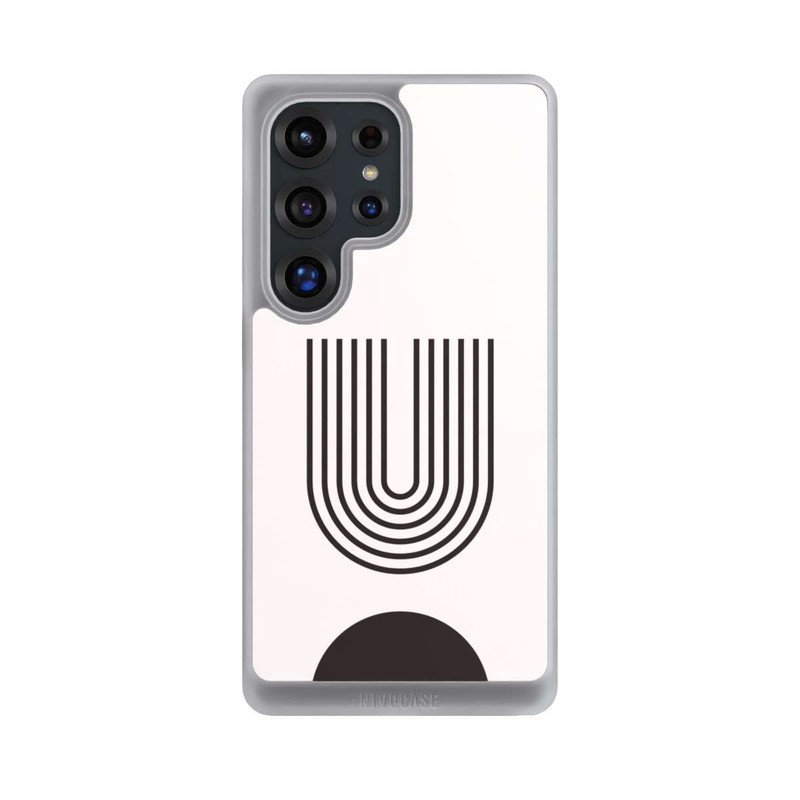 Galaxy S25 Ultra NIVOcore Art moderne Lignes noires