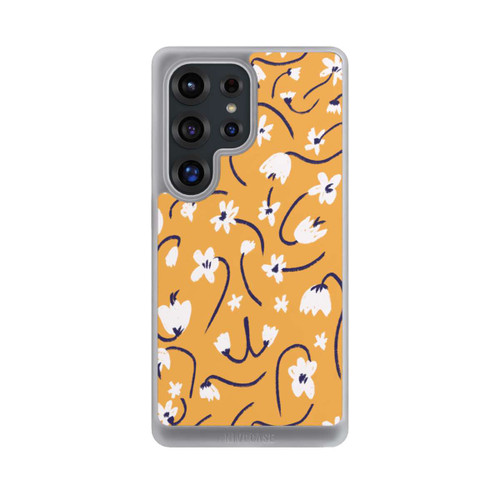 Samsung Galaxy S25 Ultra NIVOcore Pattern Petites Fleurs Jaunes