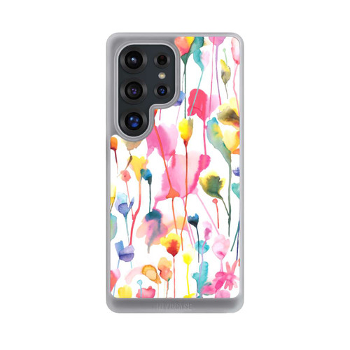 Samsung Galaxy S25 Ultra NIVOcore Aquarell Wildblumen bunt