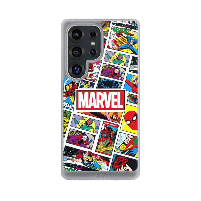 Galaxy S25 Ultra NIVOcore Marvel Comic Pattern