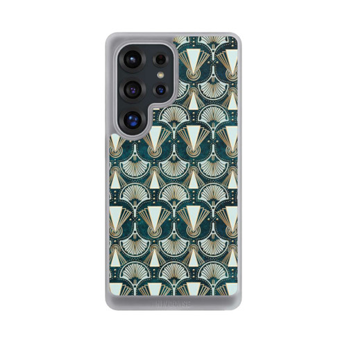 Samsung Galaxy S25 Ultra NIVOcore Art Deco Green Pattern