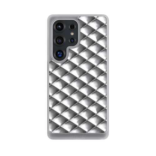 Samsung Galaxy S25 Ultra NIVOcore Glamour Silver Squares