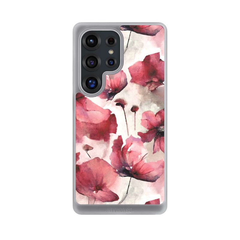 Galaxy S25 Ultra NIVOcore Wilde Mohnblumen