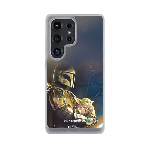 Samsung Galaxy S25 Ultra NIVOcore Mandalorianer und Grogu im Schiff