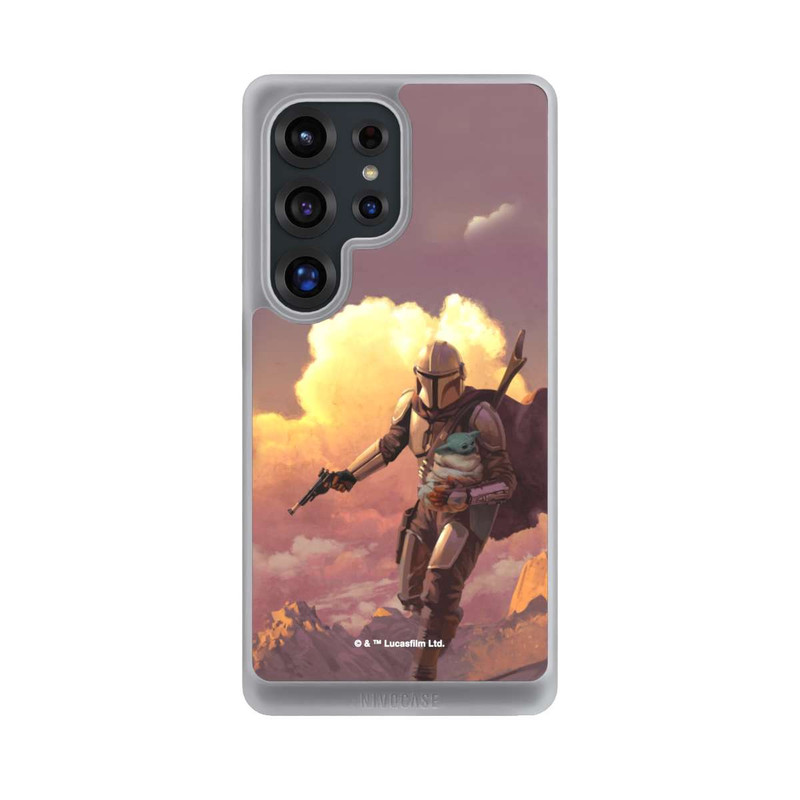 Galaxy S25 Ultra NIVOcore Der Mandalorianer und Grogu Sonnenguntergang Wolken