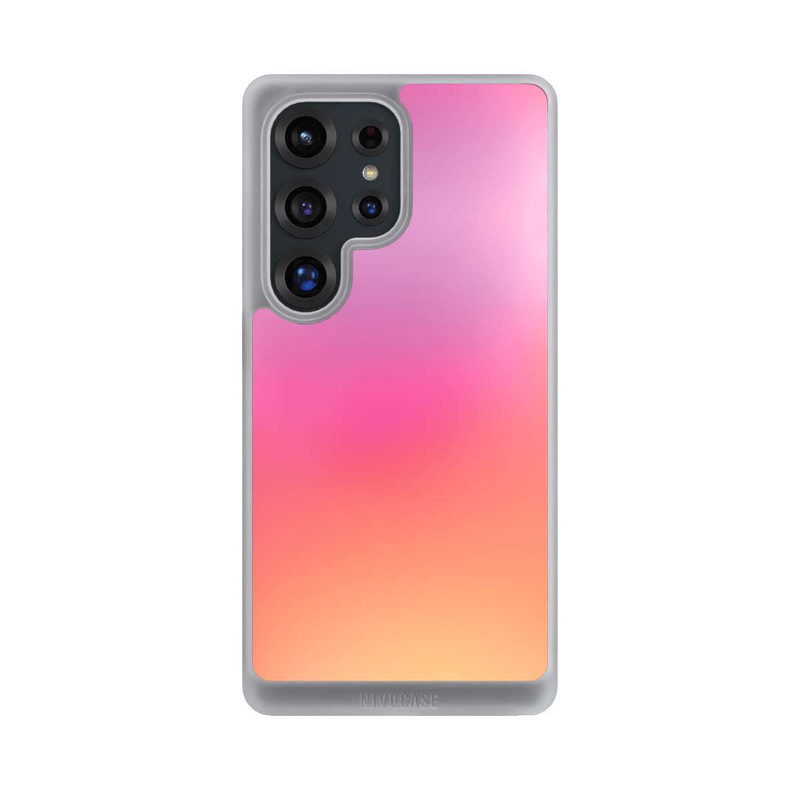 Galaxy S25 Ultra NIVOcore Pastell Rosa Glitch