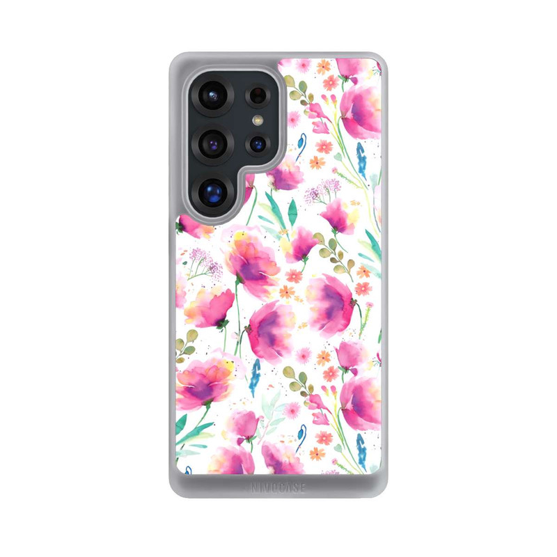 Galaxy S25 Ultra NIVOcore Abstrakte Mohnblumen aquarell