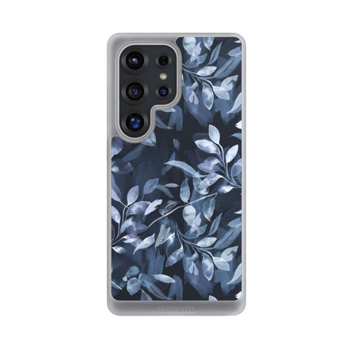 Samsung Galaxy S25 Ultra NIVOcore Aquarelle Feuilles Mystiques Marine