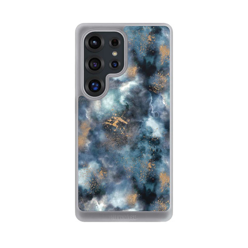 Samsung Galaxy S25 Ultra NIVOcore Smoky Marble Watercolor Navy